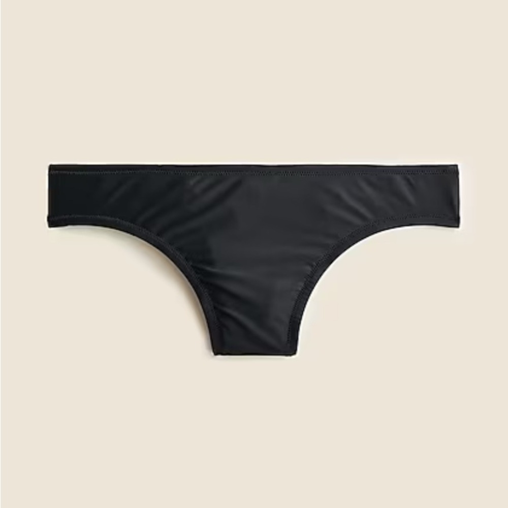 J. Crew Black Bikini Bottom Minimalist Swimwear